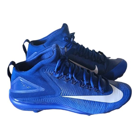 Nike Zoom Trout 3 Men's SZ 12.5 858503-447 Cleats Royal Blue & White  Baseball - Picture 5 of 8